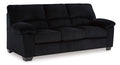 SimpleJoy Sofa in Onyx, angle view