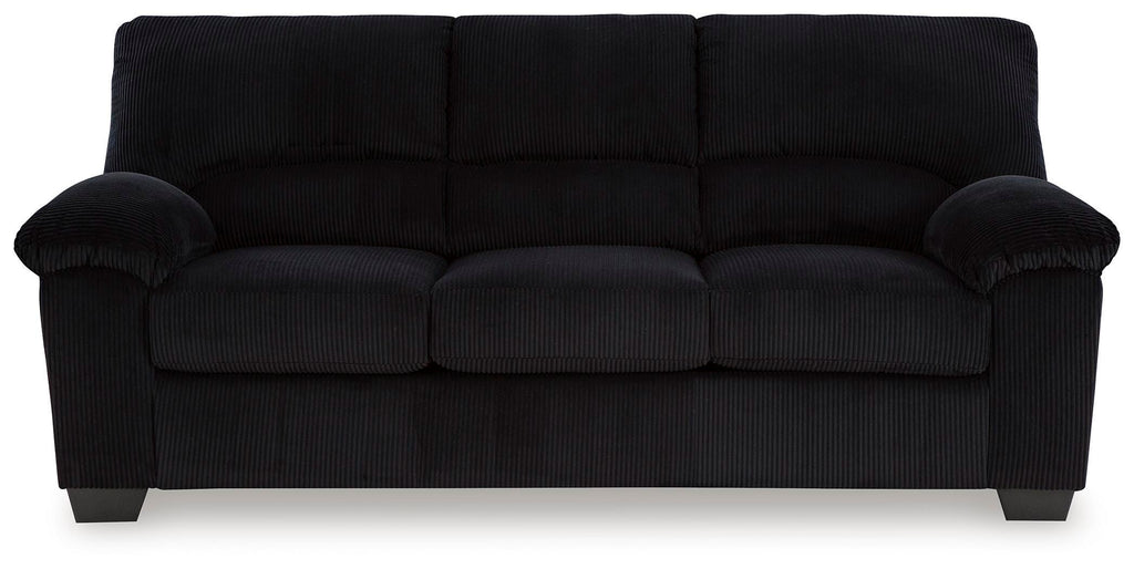 SimpleJoy Sofa in Onyx, front view