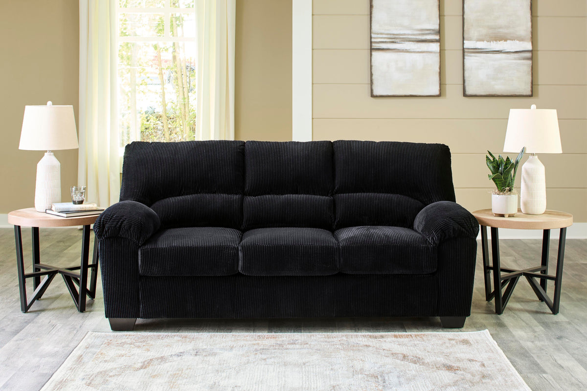 SimpleJoy Sofa in Onyx, alternate view 3