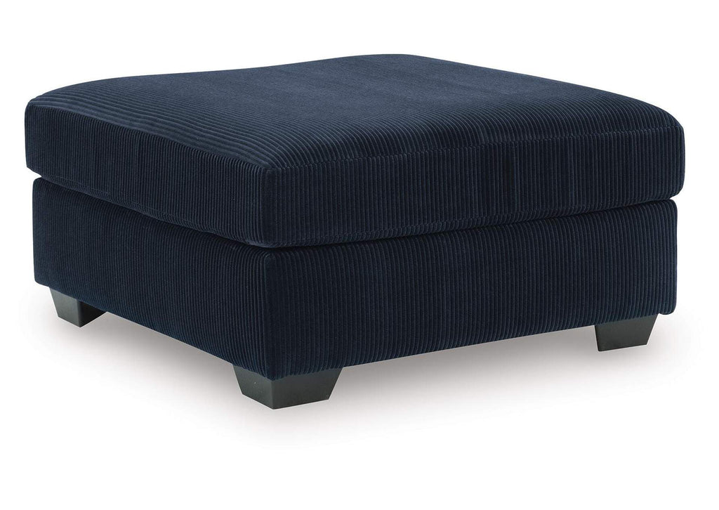 SimpleJoy Oversized Accent Ottoman angled view