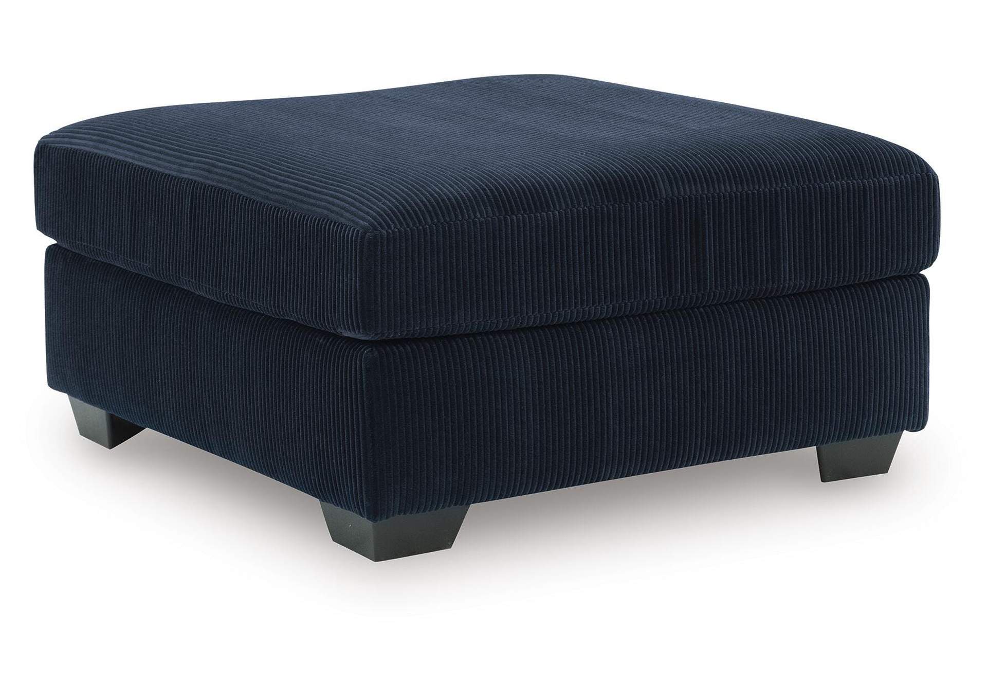 SimpleJoy Oversized Accent Ottoman angled view