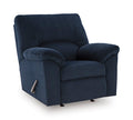 SimpleJoy Recliner in Navy, closed view