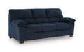 SimpleJoy Sofa in Navy, angle view