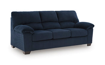 SimpleJoy Sofa in Navy, angle view