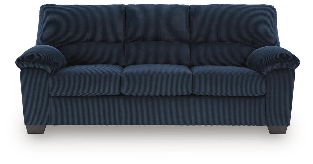 SimpleJoy Sofa in Navy, front view