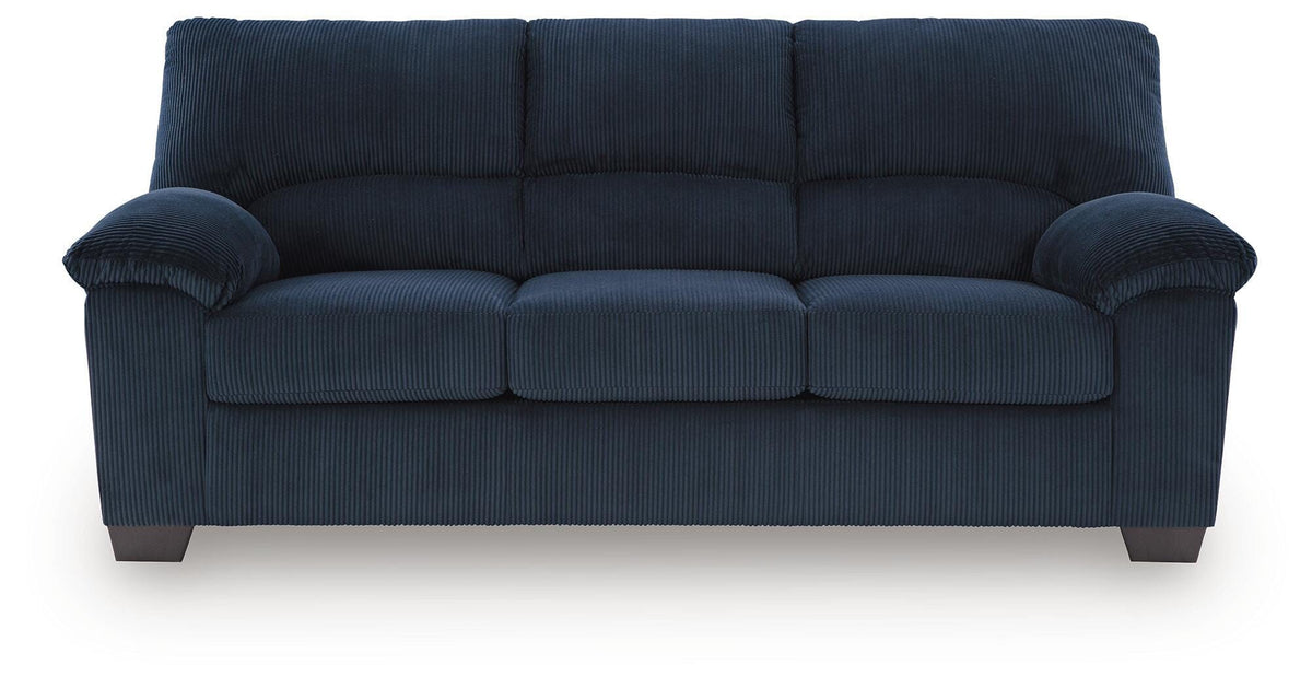 SimpleJoy Sofa in Navy, front view