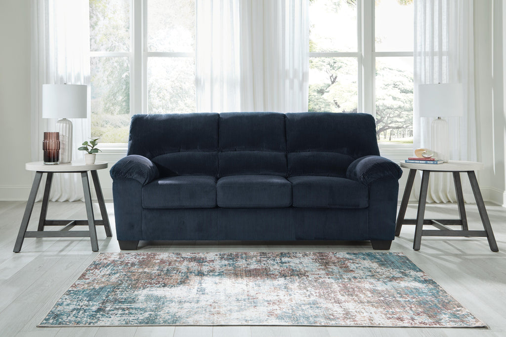 SimpleJoy Sofa in Navy, alternate view 3