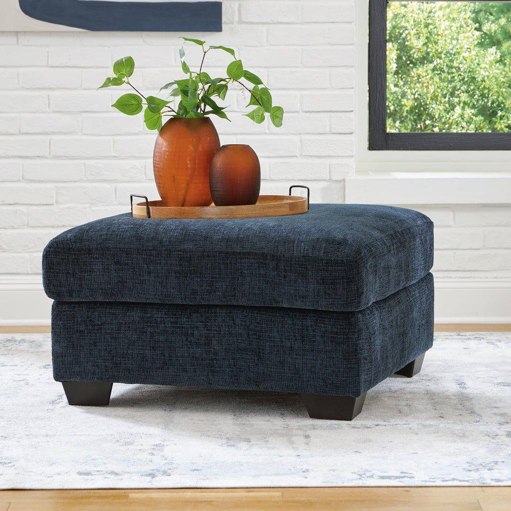 Aviemore Oversized Accent Ottoman in Ink - image 3