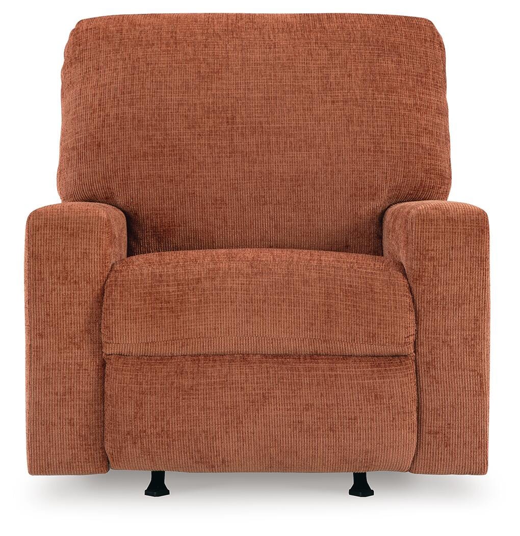 Aviemore Recliner in Spice, front view