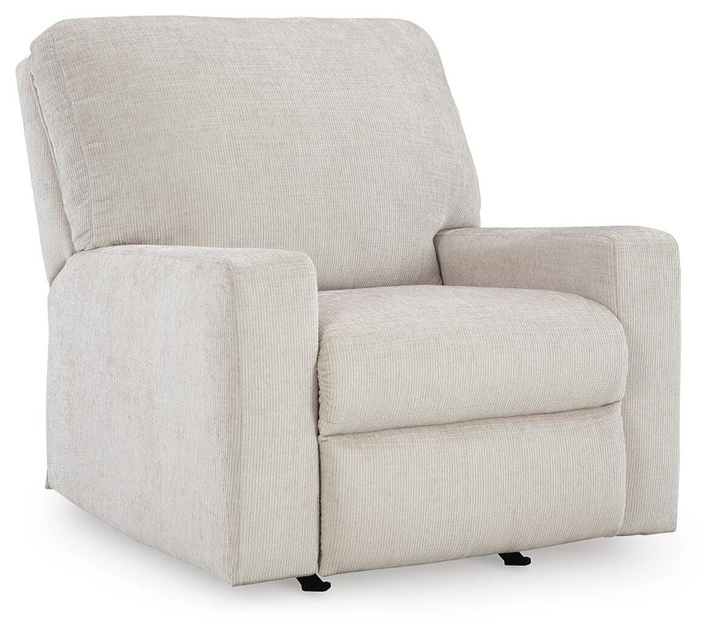 Aviemore Recliner in Stone, closed view