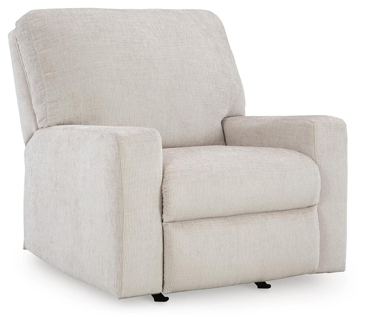 Aviemore Recliner in Stone, closed view