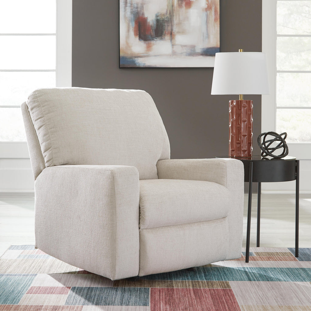 Aviemore Recliner in Stone, closed view