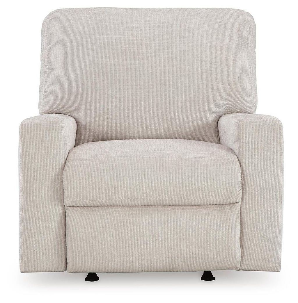 Aviemore Recliner in Stone, front view
