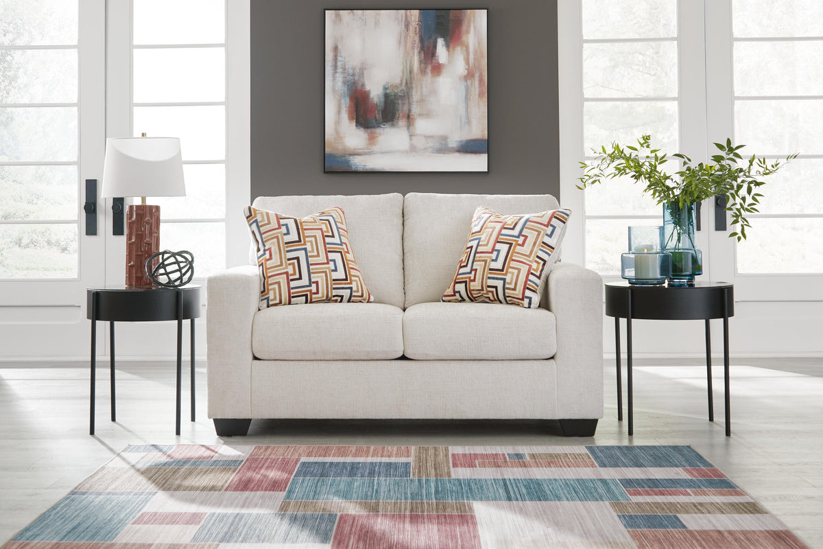 Aviemore Loveseat in Stone, alternate view 3