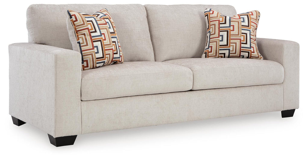 Aviemore Queen Sofa Sleeper in Stone, angle view