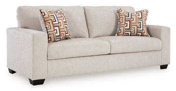 Aviemore Sofa in Stone, angle view