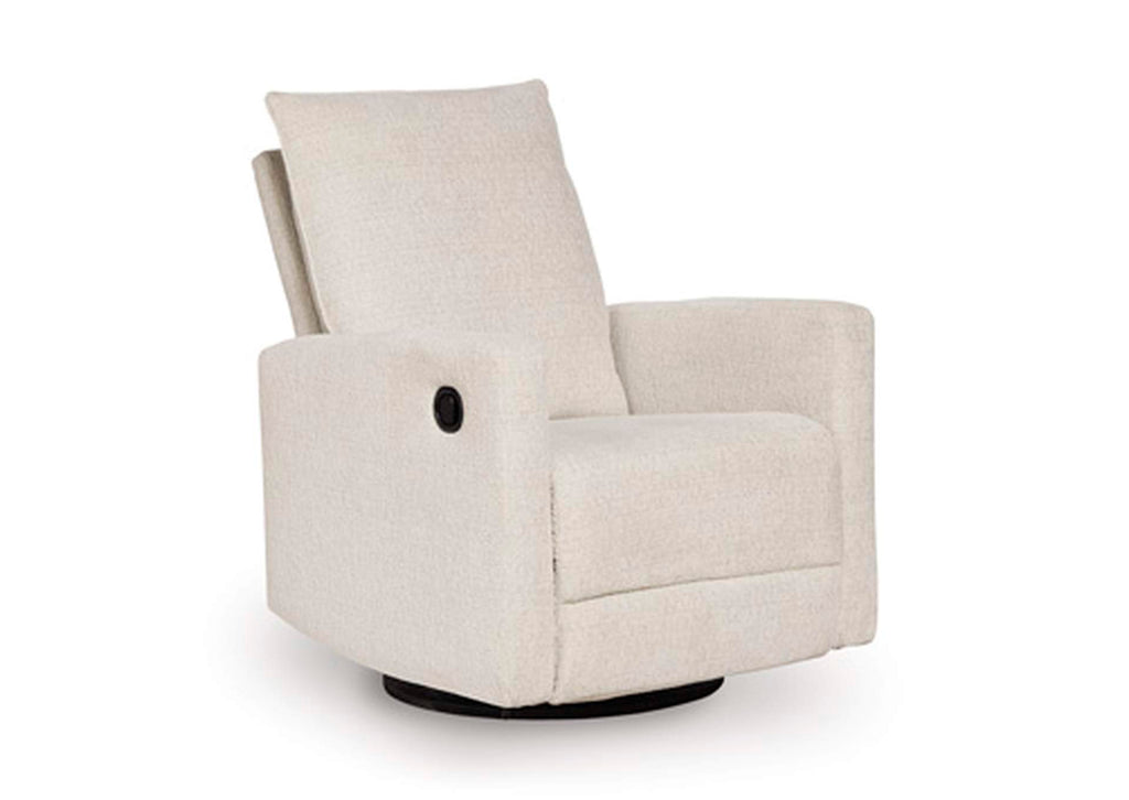 Oaklynn-Manor Swivel Glider Recliner angled view