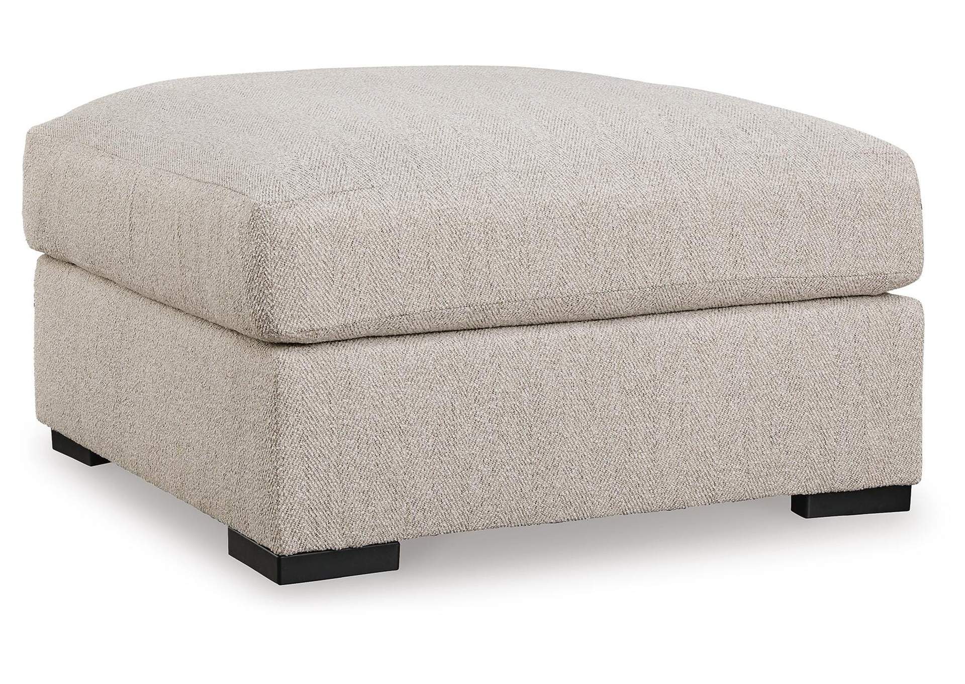 Ballyton Oversized Accent Ottoman angled view