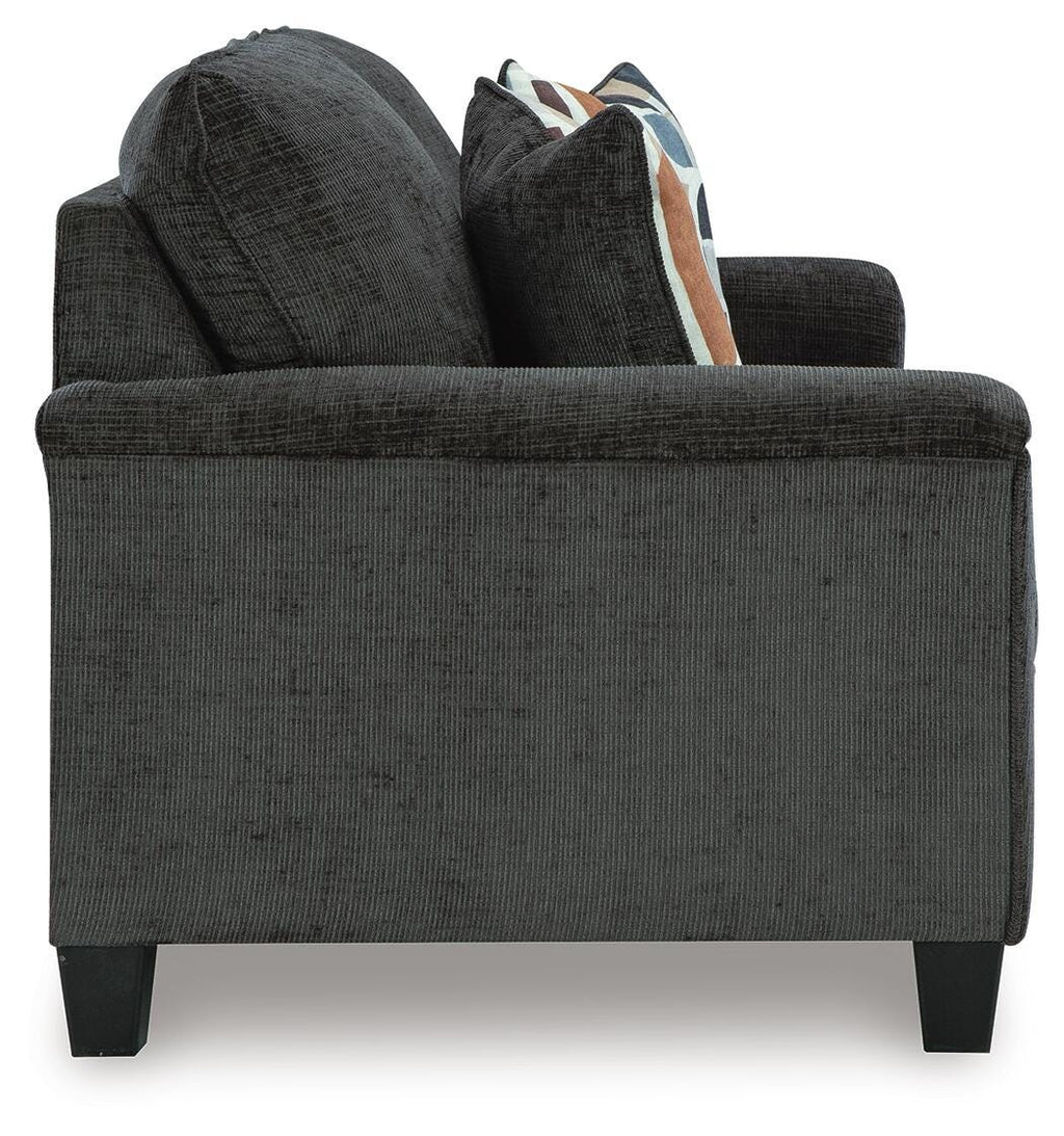 Erinslane Sofa in Dusk, side view