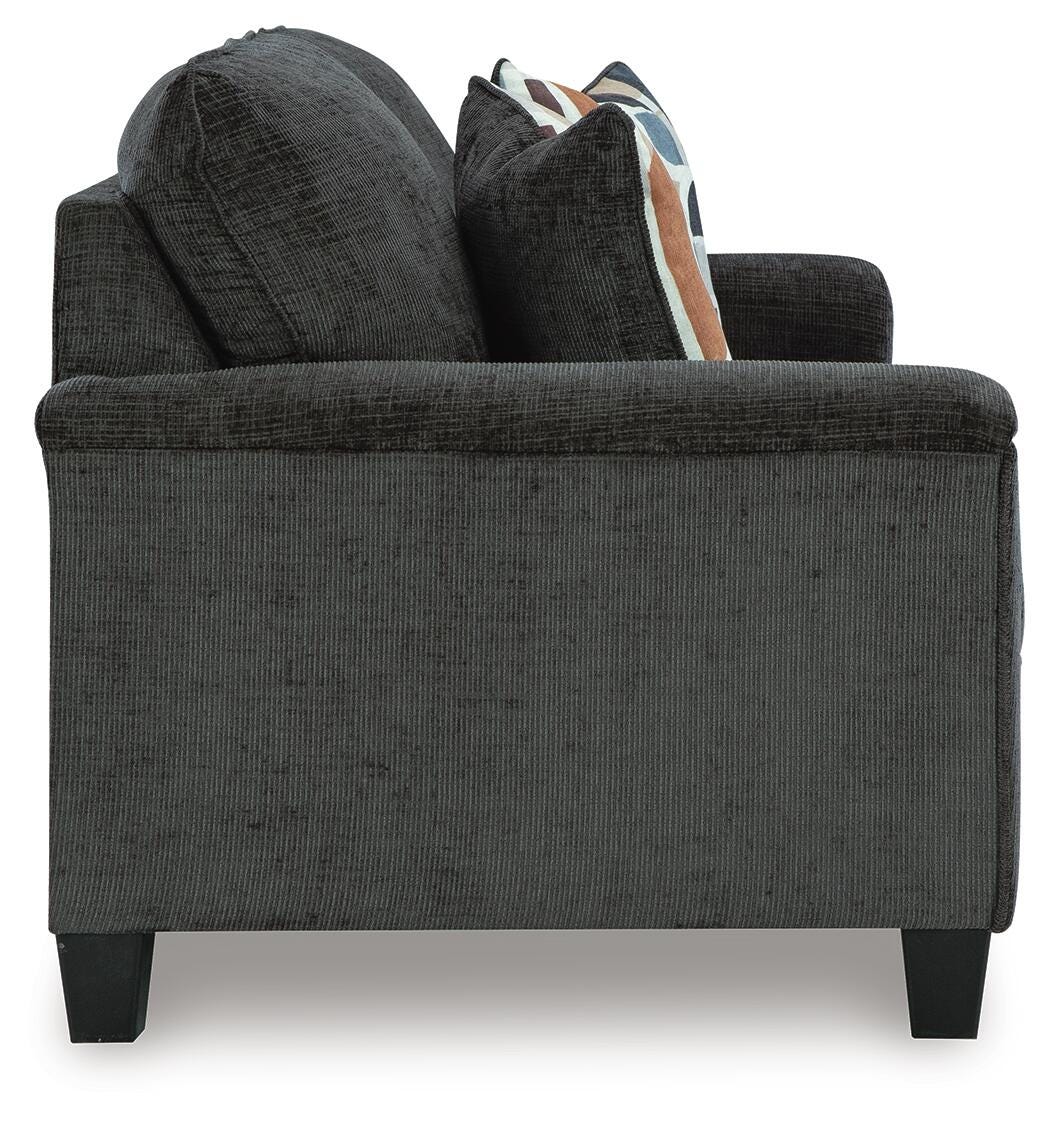 Erinslane Sofa in Dusk, side view
