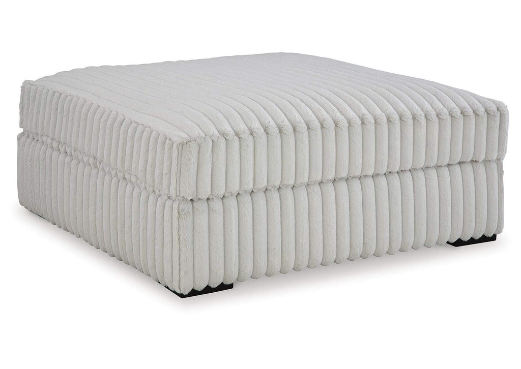 Stupendous Oversized Accent Ottoman angled view