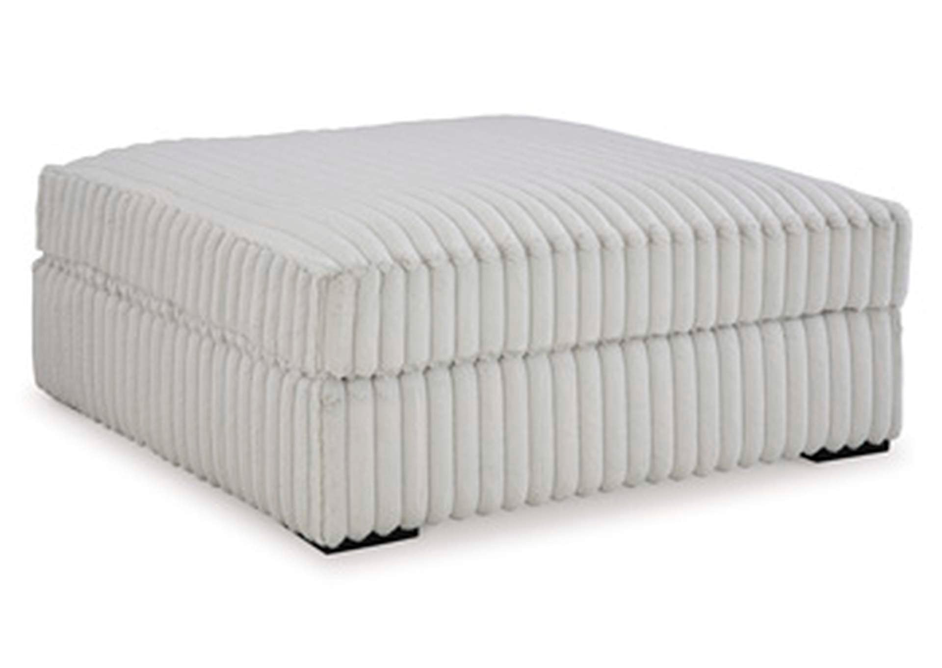 Stupendous Oversized Accent Ottoman angled view