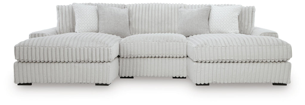 Stupendous sectional, 3-Piece Sectional with Double Chaise · Left-Facing Chaise · 143 × 67 × 41 in, view 1