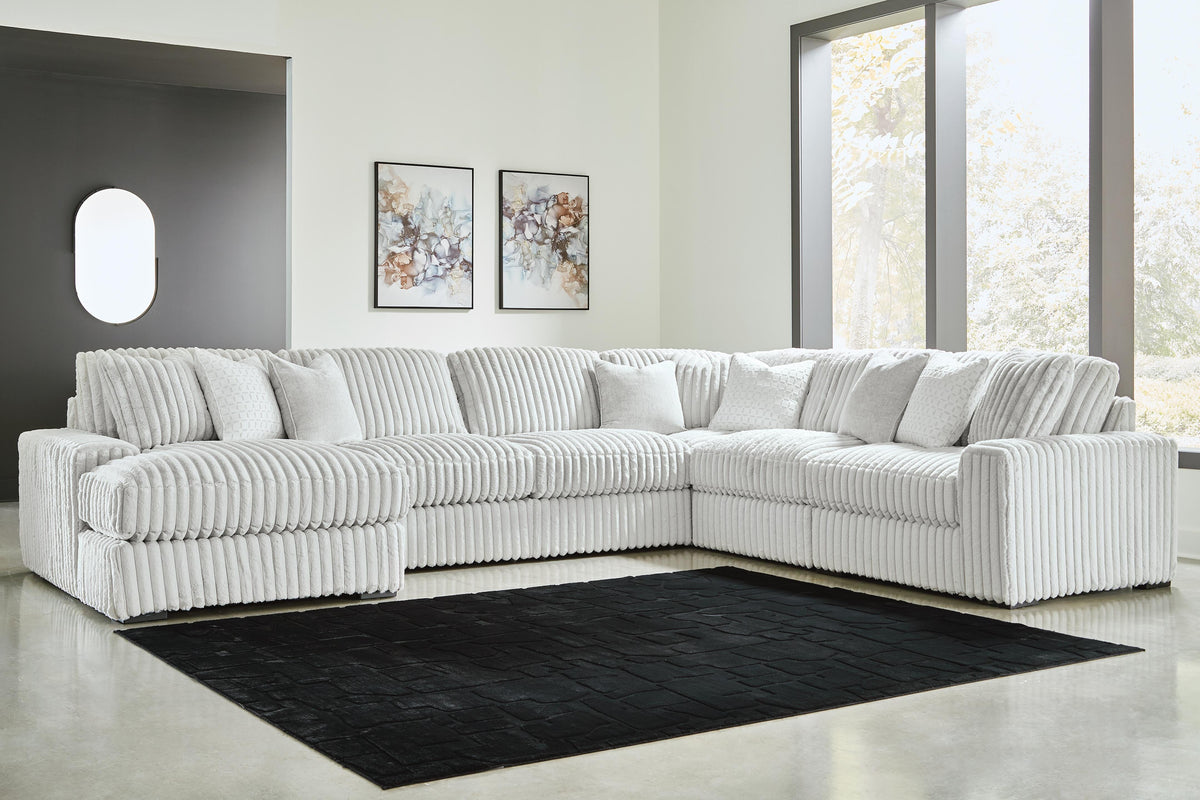 Stupendous sectional, 6-Piece Sectional with Chaise · Left-Facing Chaise · 174 × 134 × 41 in, view 2