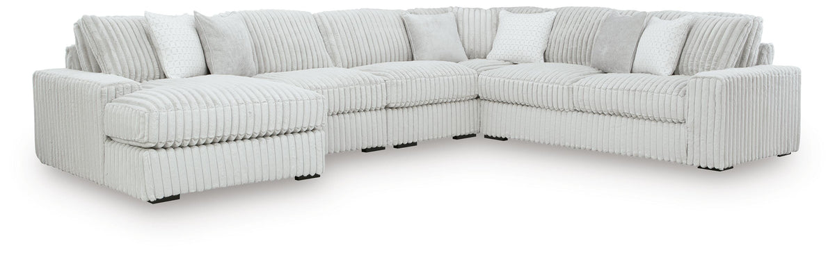 Stupendous sectional, 5-Piece Sectional with Chaise · Left-Facing Chaise · 174 × 133 × 41 in, view 1