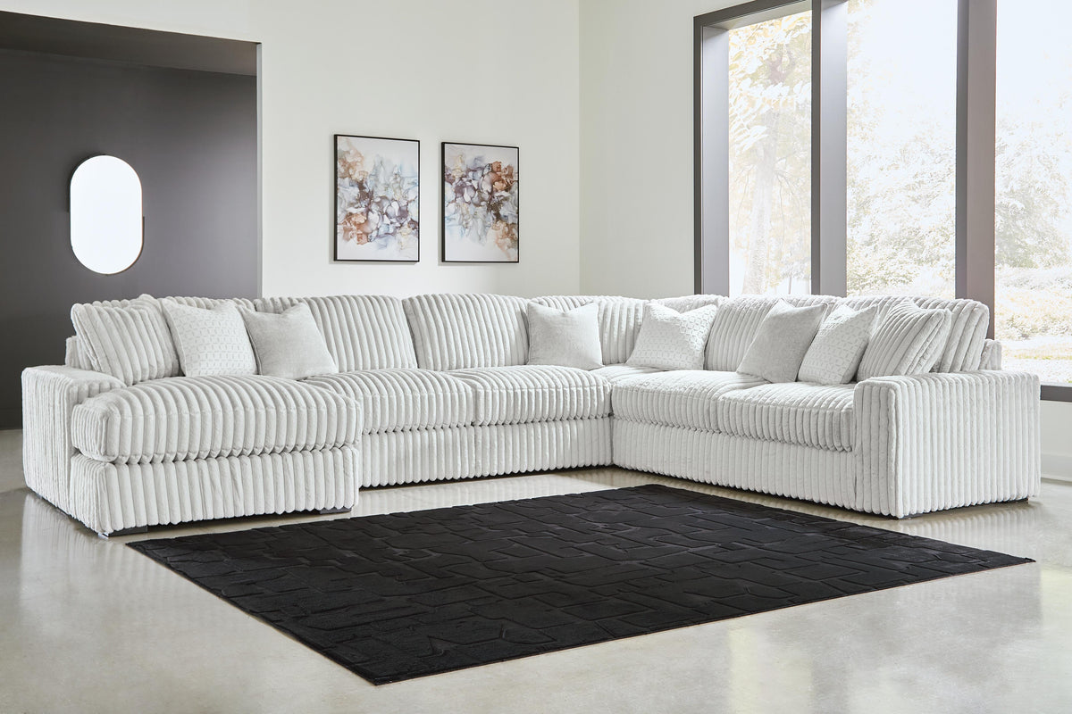 Stupendous sectional, 5-Piece Sectional with Chaise · Left-Facing Chaise · 174 × 133 × 41 in, view 2