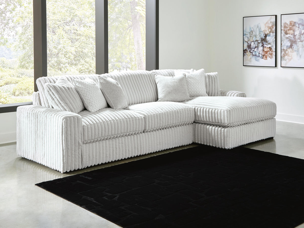 Stupendous sectional, 2-Piece Sectional with Chaise · Right-Facing Chaise · 141 × 67 × 41 in, view 3