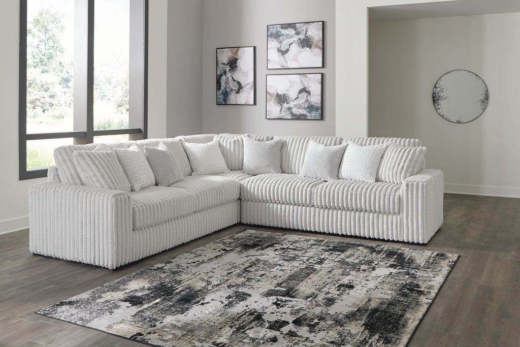 Stupendous sectional, 3-Piece Sectional · 133 × 133 × 41 in, view 4