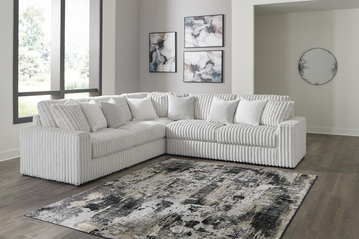 Stupendous sectional, 3-Piece Sectional · 133 × 133 × 41 in, view 4