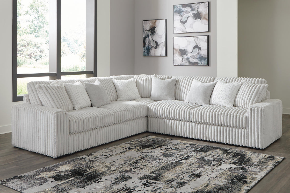 Stupendous sectional, 3-Piece Sectional · 133 × 133 × 41 in, view 2