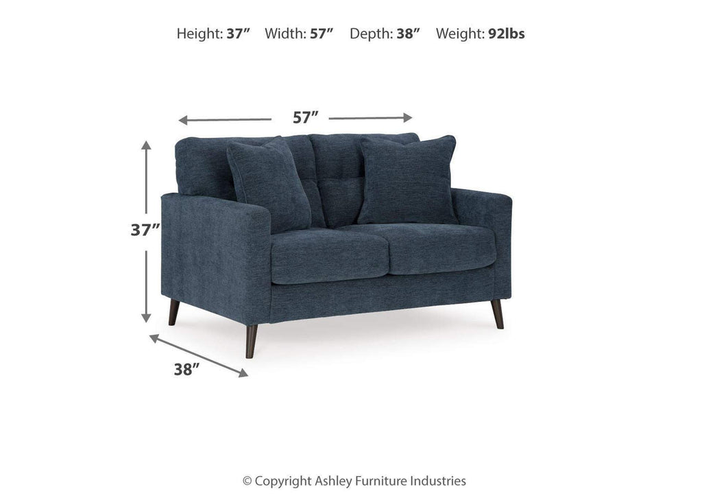 Bixler Sofa, Loveseat and Chair dimensions