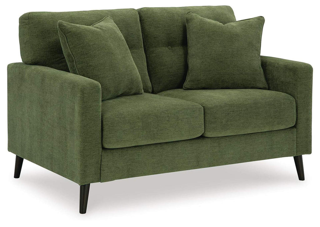 Bixler Loveseat angled view