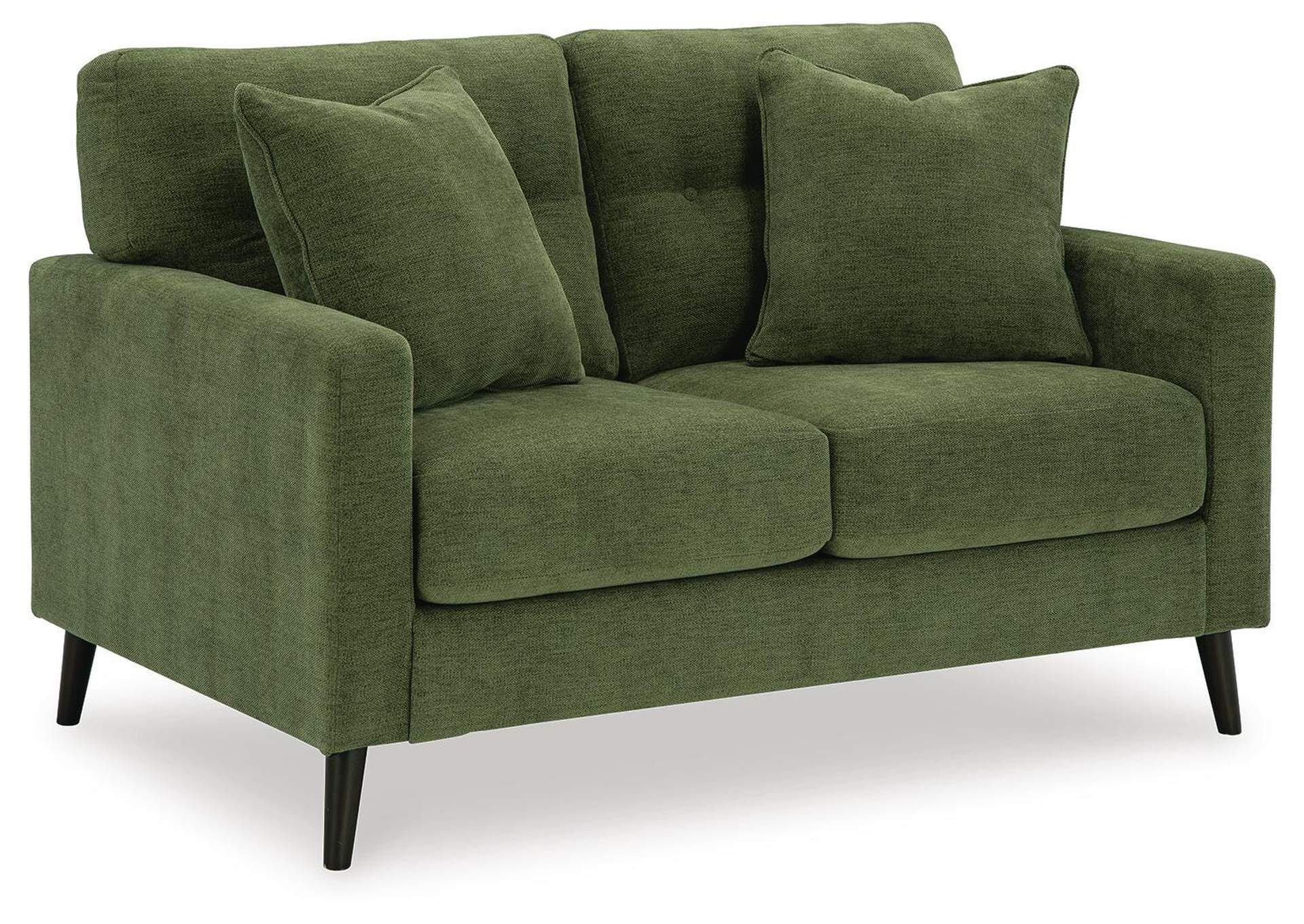 Bixler Loveseat angled view