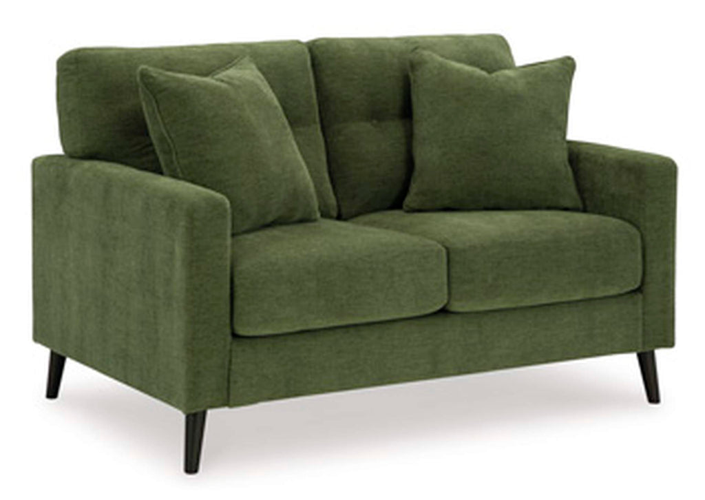 Bixler Loveseat angled view