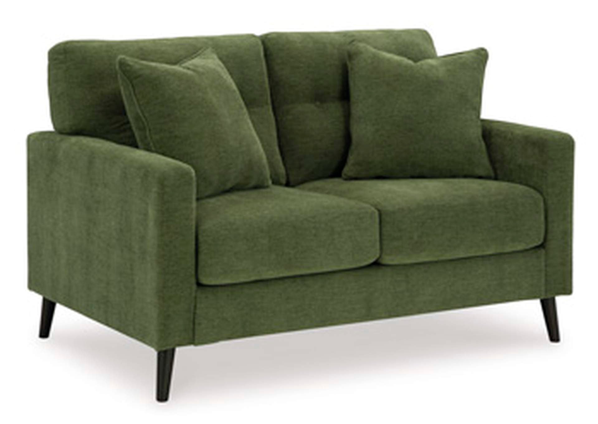 Bixler Loveseat angled view