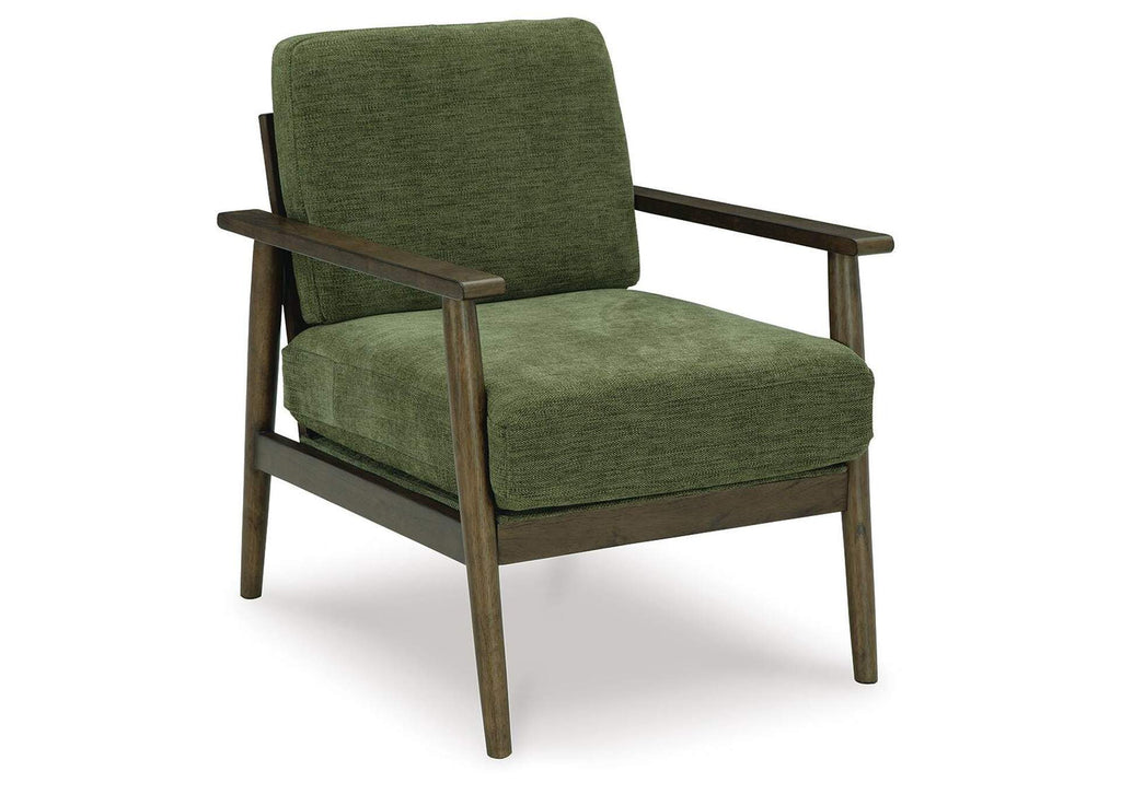 Bixler Sofa, Loveseat and Chair angled view