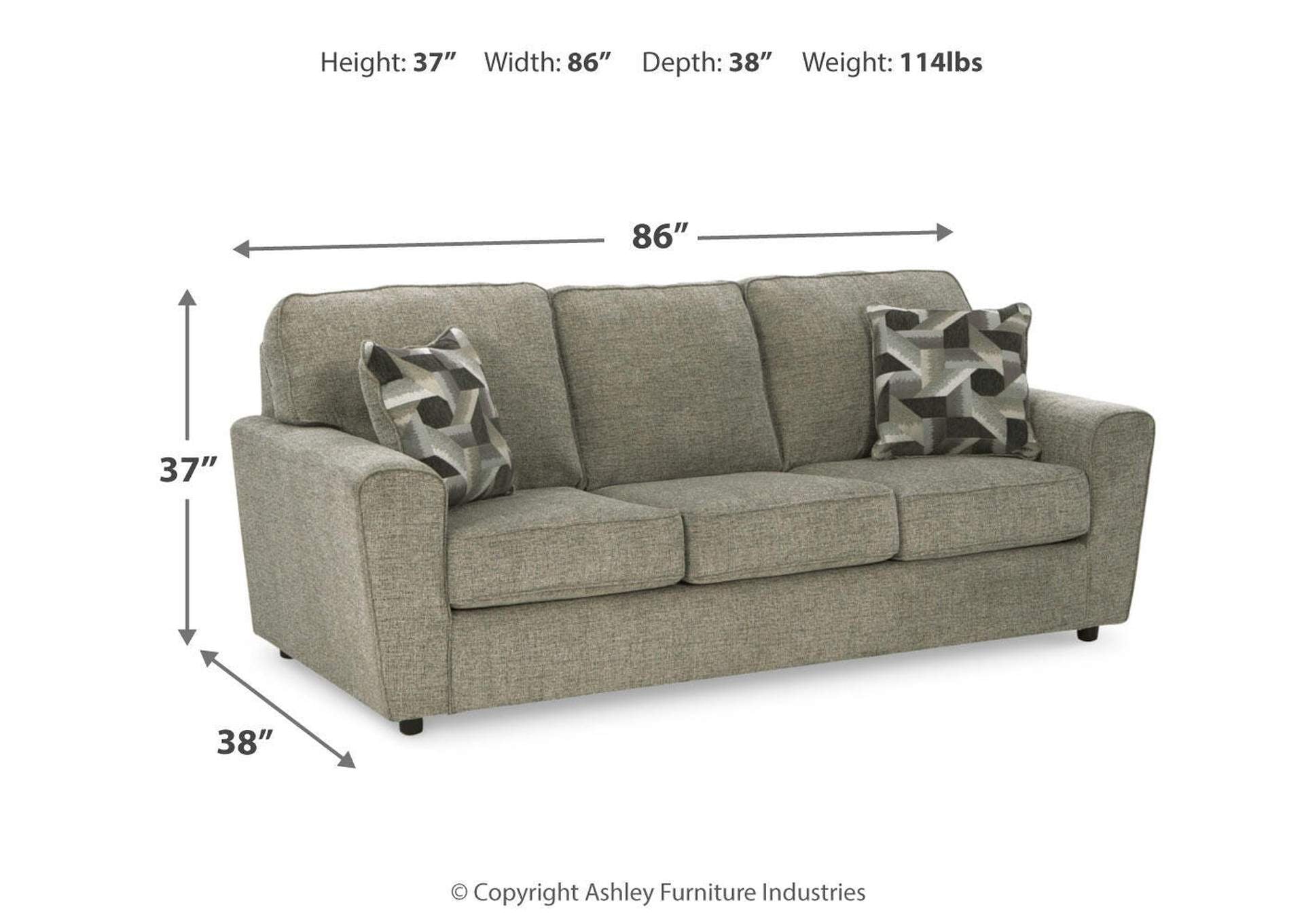 Cascilla Sofa dimensions