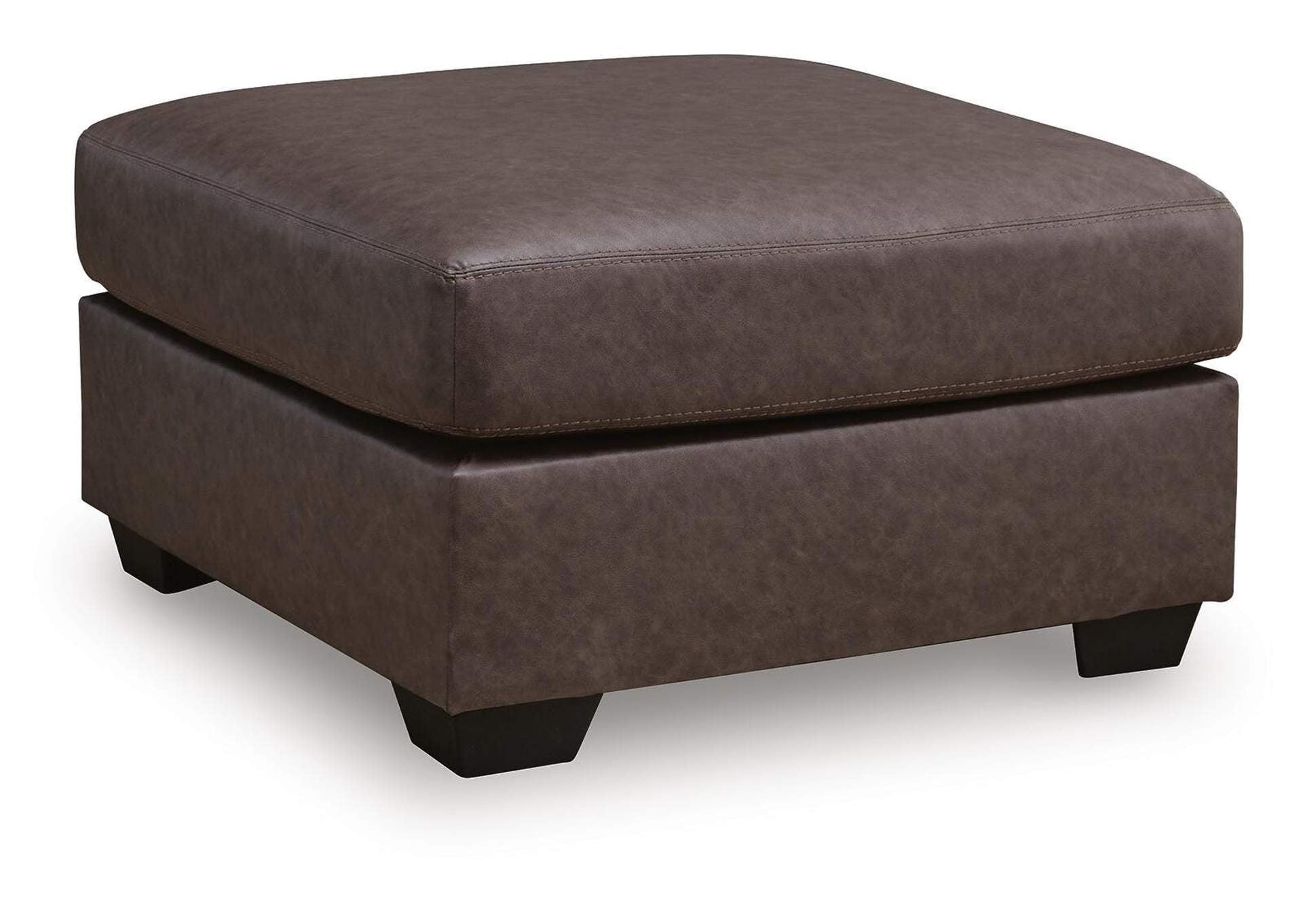 WillowBend Oversized Accent Ottoman angled view