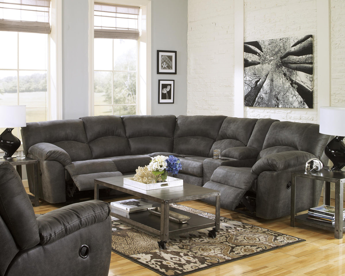 Tambo sectional, 2-Piece Reclining Sectional · 117 × 104 × 38 in, view 4