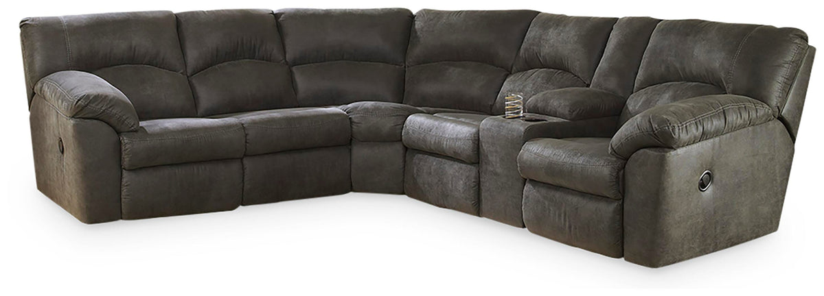 Tambo sectional, 2-Piece Reclining Sectional · 117 × 104 × 38 in, view 2