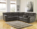 Tambo sectional, 2-Piece Reclining Sectional · 117 × 104 × 38 in, view 1