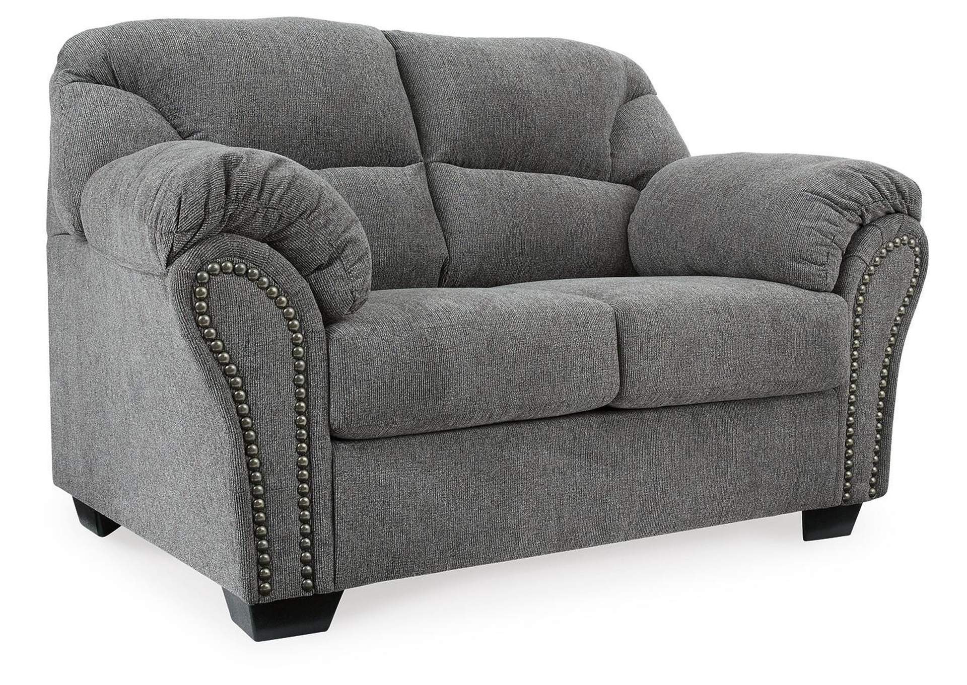 Allmaxx Sofa and Loveseat angled view