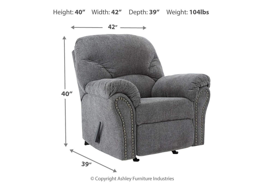 Allmaxx Recliner dimensions