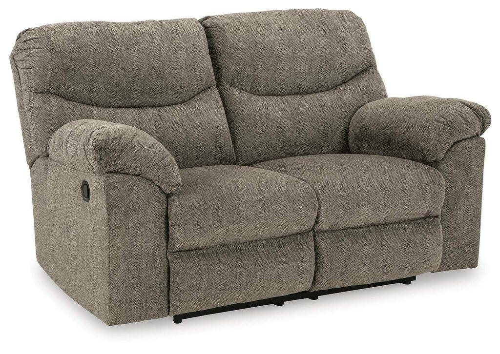 Alphons Reclining Sofa and Loveseat angled view