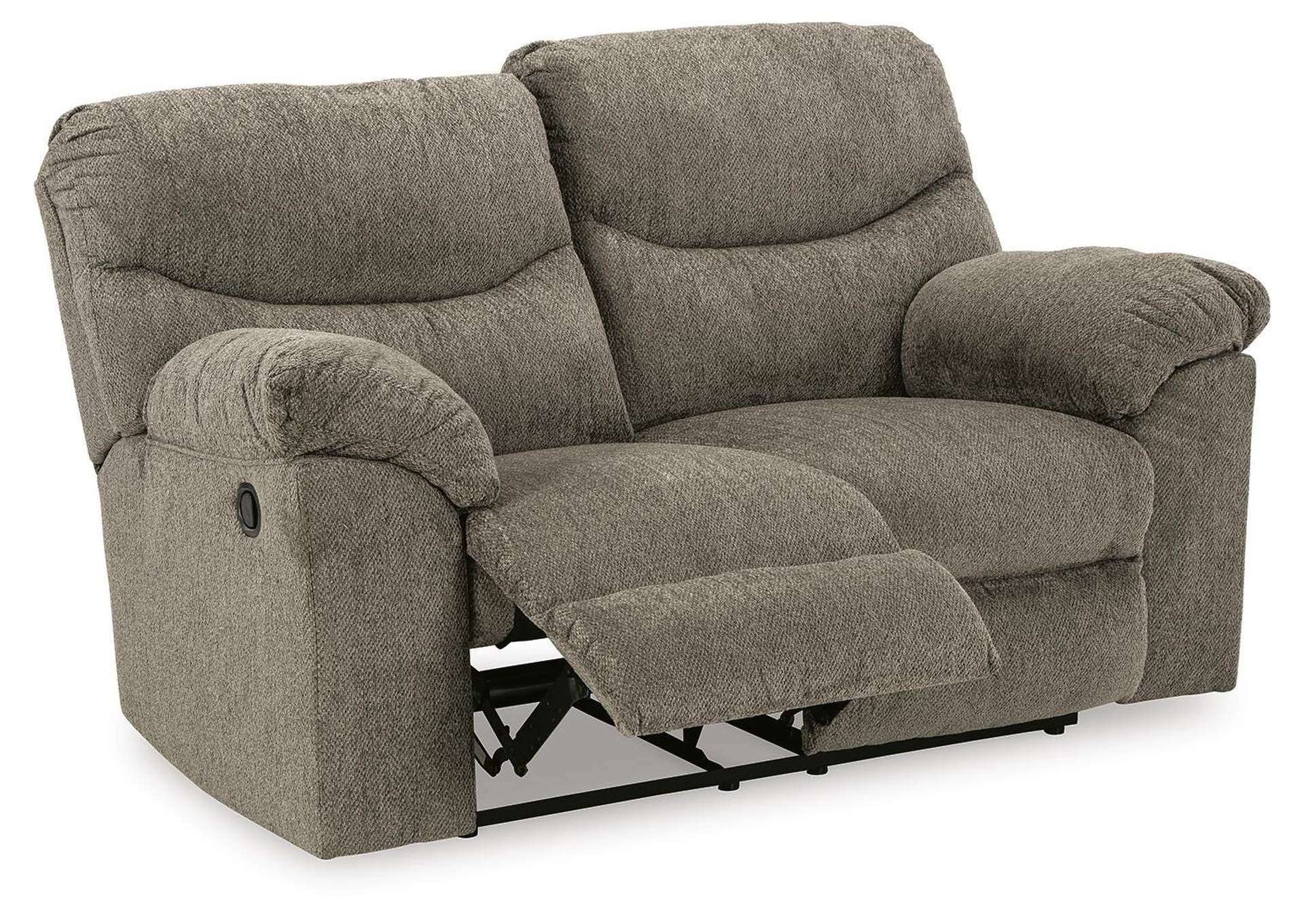 Alphons Reclining Loveseat angled view