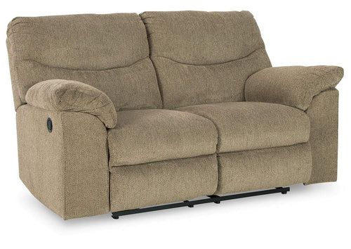 Alphons Reclining Loveseat angled view